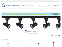 Tablet Screenshot of luminarias.com.br